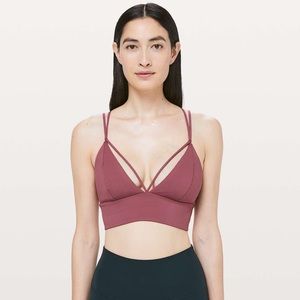Lululemon strappy bra “Pushing Limits” bra